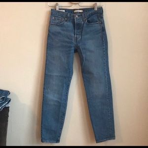 Levi’s high waisted skinny wedgie jeans